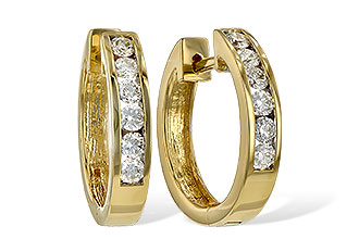 A037-29177: EARRINGS .50 TW