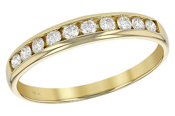 A129-14613: LDS WED RG .25 TW (10 STONES)