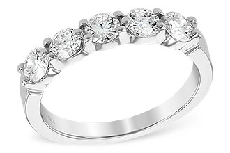 A221-85468: LDS DIA WED RG 1.00 TW (5 STONES)