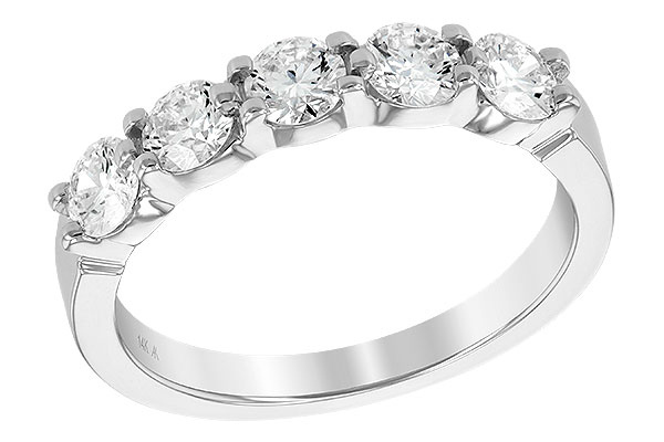 A221-85468: LDS DIA WED RG 1.00 TW (5 STONES)
