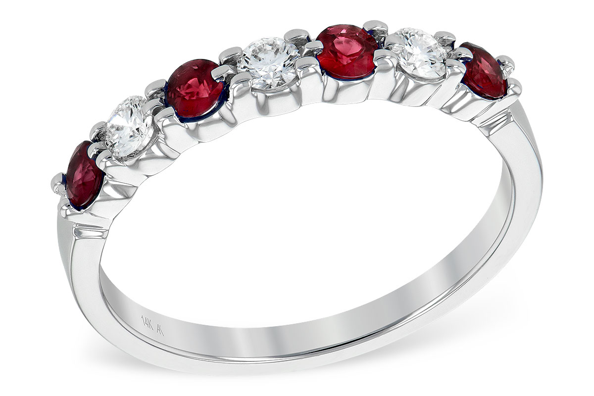 A221-89131: LDS WED RG .35 RUBY .55 TGW