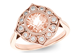 A224-58204: LDS RG .90 MORGANITE 1.05 TW