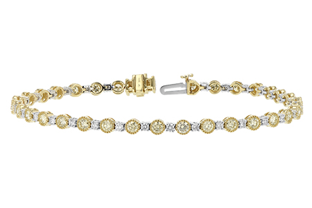 A224-62740: BRACELET 2.22 YELLOW DIA 3.04 TW