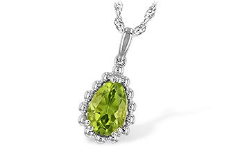 A225-49168: NECKLACE 1.30 CT PERIDOT