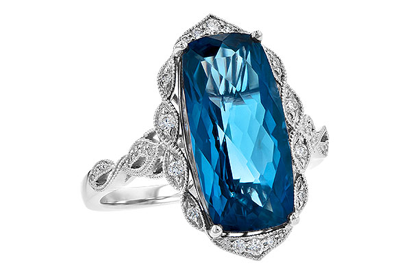 A226-37277: LDS RG 6.75 LONDON BLUE TOPAZ 6.90 TGW