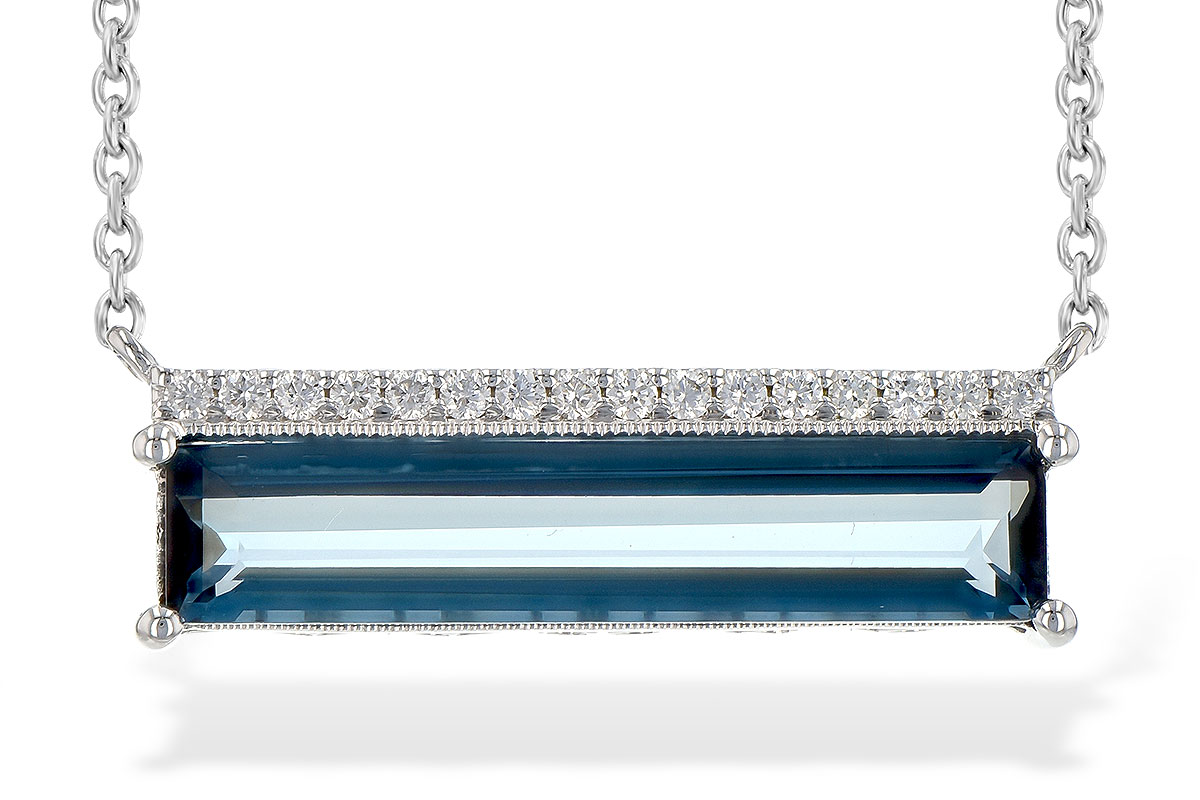 A226-41868: NECK 2.70 LONDON BLUE TOPAZ 2.80 TGW
