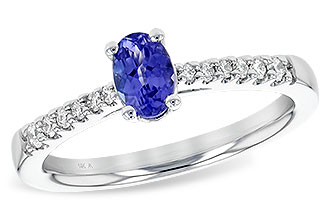 A226-43640: LDS RG .47 TANZANITE .62 TGW