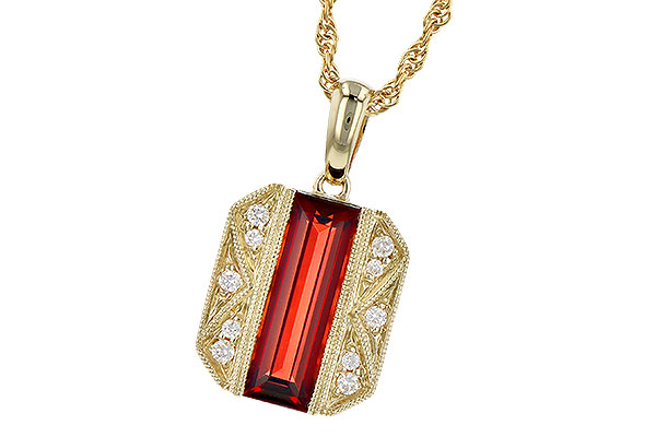 A309-13677: NECK 1.60 GARNET 1.67 TGW