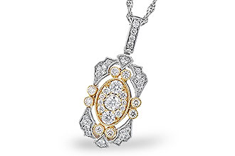 A309-14586: NECKLACE .50 TW