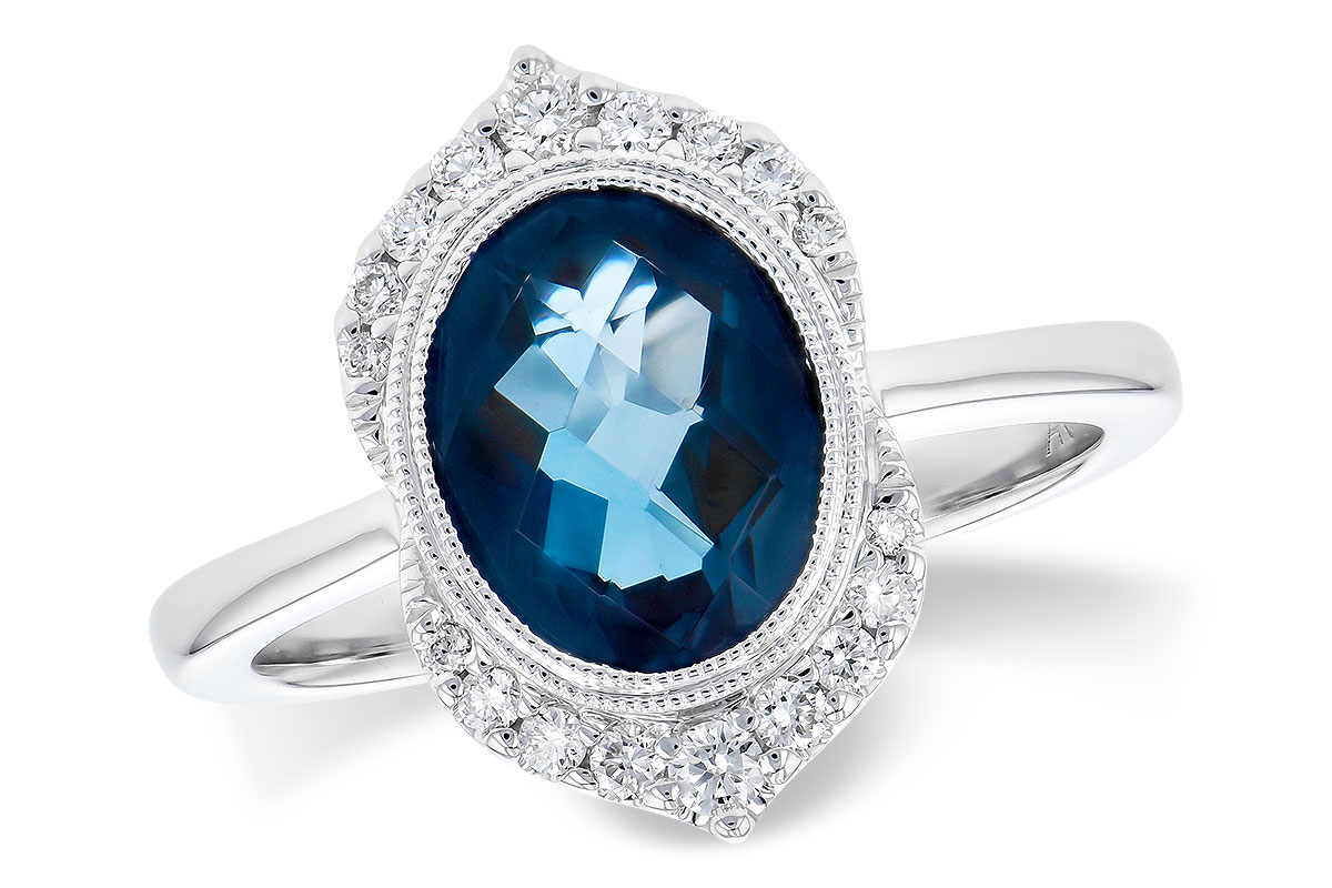 A309-16422: LDS RG 1.86 LONDON BLUE TOPAZ 2.00 TGW