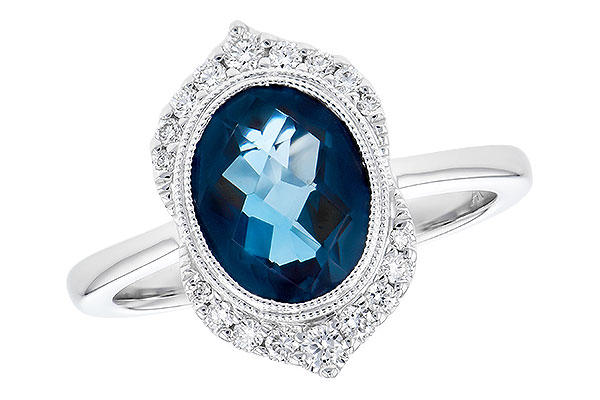 A309-16422: LDS RG 1.86 LONDON BLUE TOPAZ 2.00 TGW