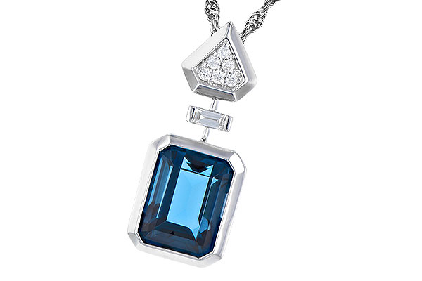 A309-17304: NECK 2.60 LONDON BLUE TOPAZ 2.68 TGW