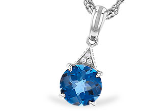 A310-04577: NECK 1.60 LONDON BLUE TOPAZ 1.61 TGW (7MM RD)