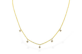 A310-07322: NECKLACE .19 TW (18")