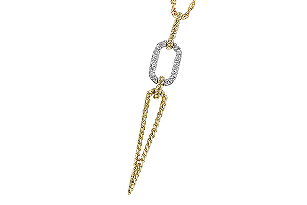 A310-92759: NECKLACE .14 TW