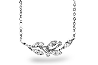 A310-93640: NECKLACE .32 TW (18")