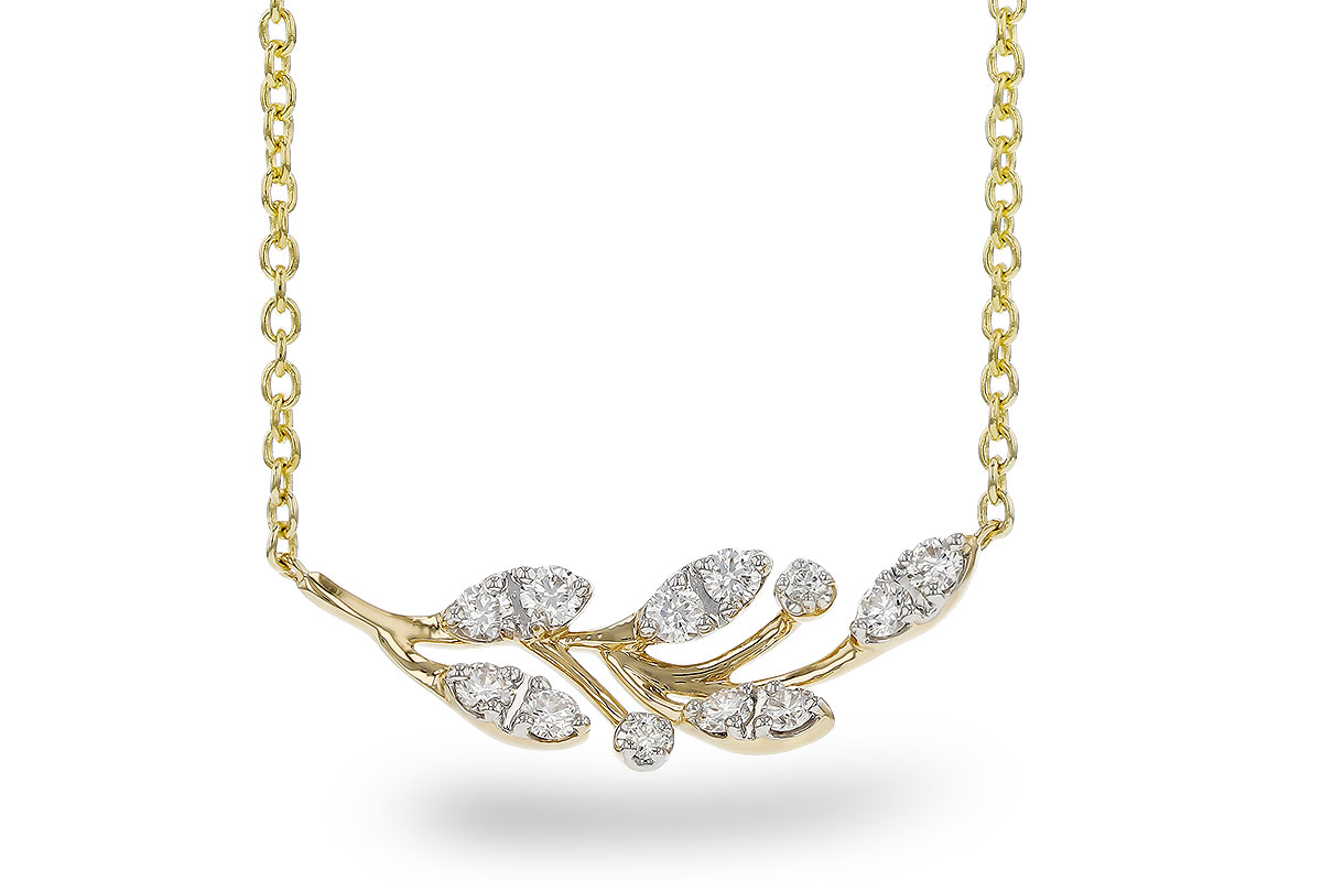 A310-93640: NECKLACE .32 TW (18")