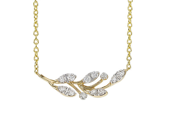 A310-93640: NECKLACE .32 TW (18")