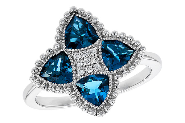 A310-95459: LDS RG 1.62 LONDON BLUE TOPAZ 1.66 TGW