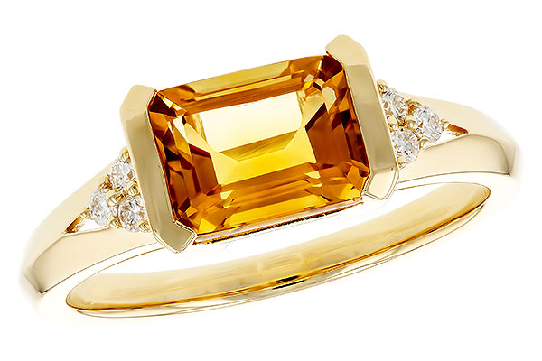 A310-97304: LDS RG 1.46 CITRINE 1.55 TGW (8x6MM CIT)