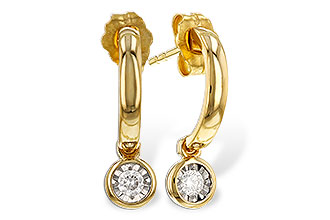 A310-97322: EARRINGS .10 TW