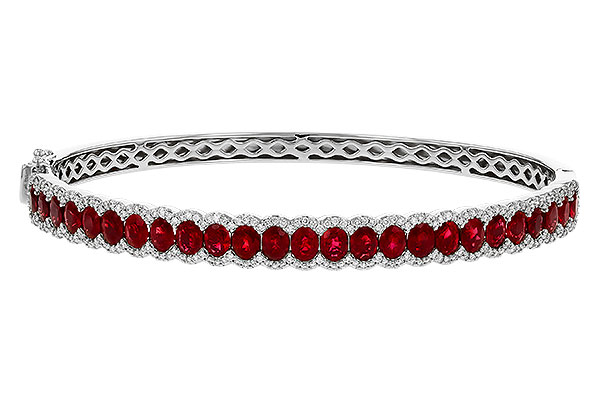 A310-98186: BANGLE 5.04 TW RUBY 5.60 TGW