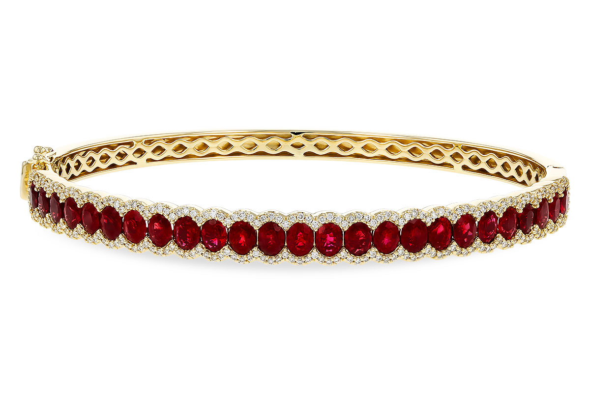 A310-98186: BANGLE 5.04 TW RUBY 5.60 TGW