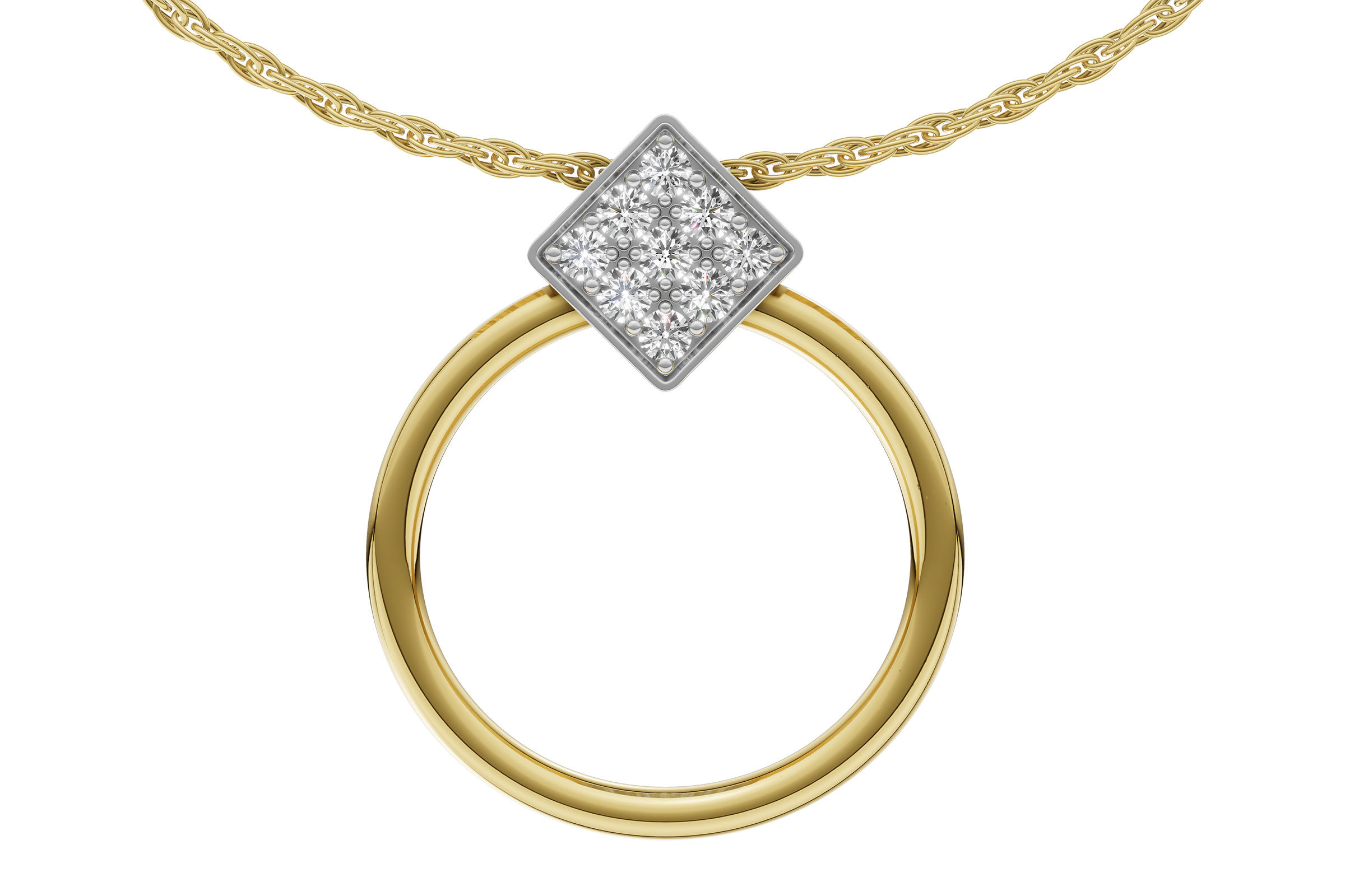 A311-82759: NECKLACE .25 TW