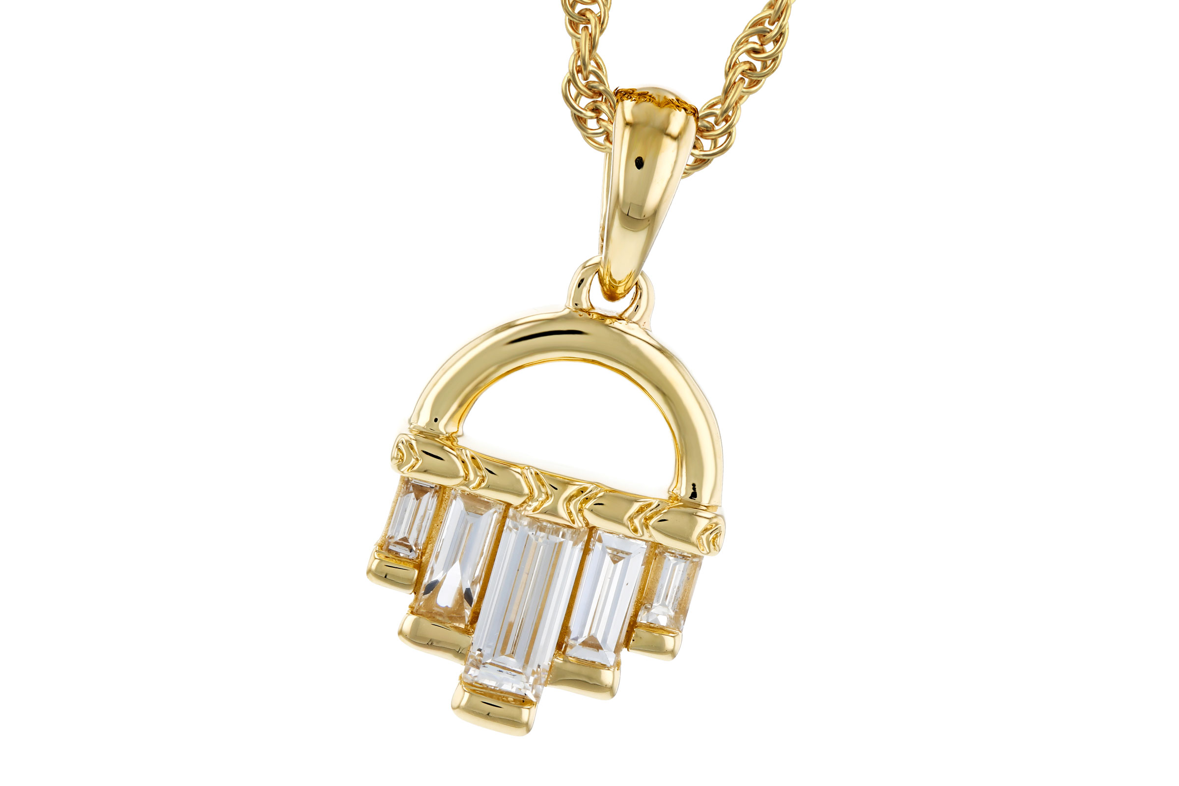 A311-83668: NECK .46 TW BAGUETTE DIAS