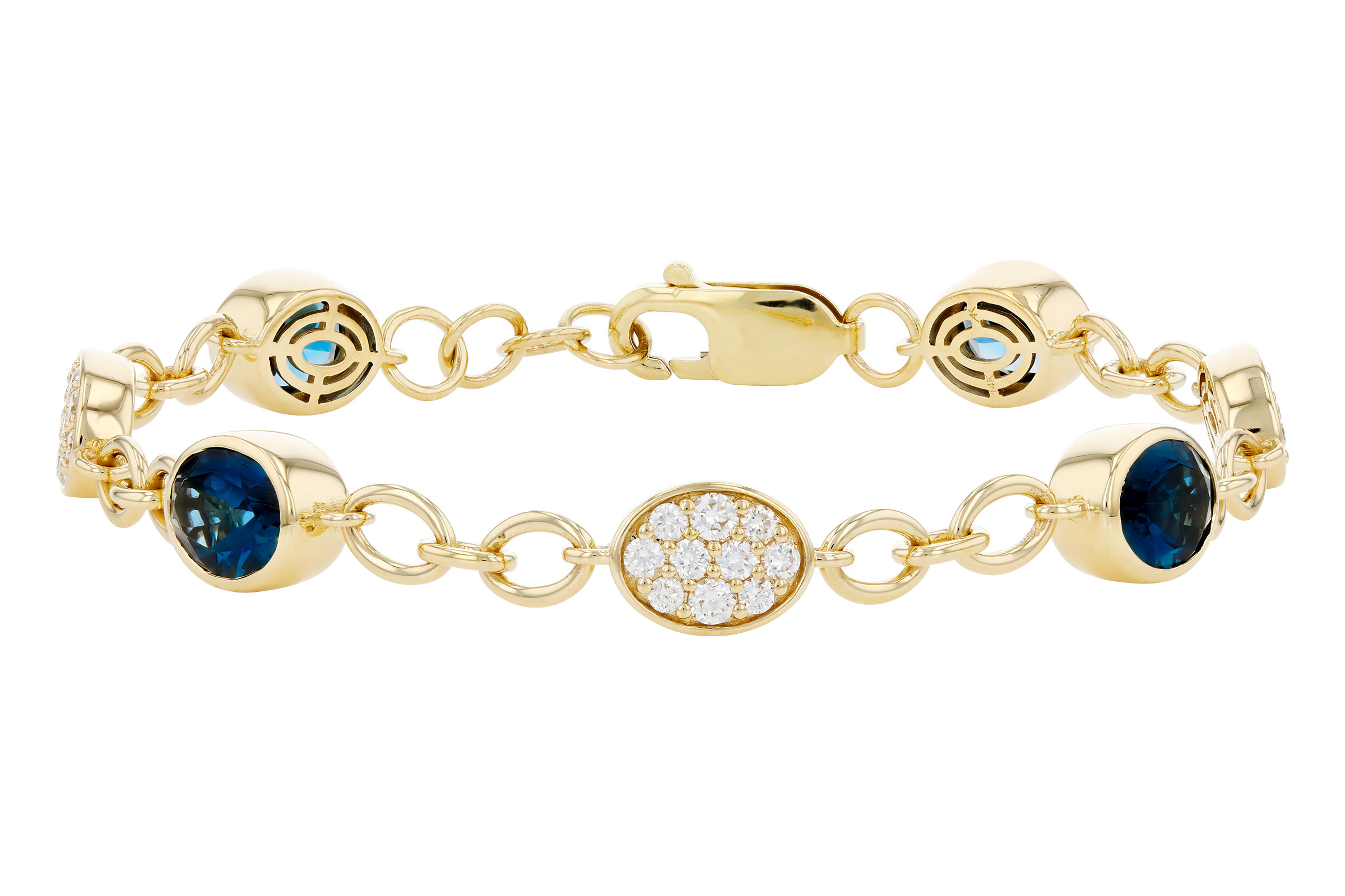 A311-84604: BRACELET 5.24 TW LONDON BLUE TOPAZ 6.00 TGW (7")