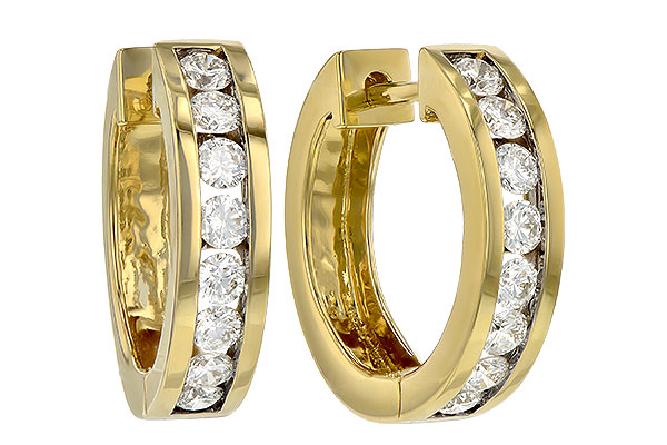 B037-29168: EARRINGS 1 CT TW