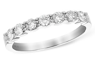 B129-14631: LDS DIA WED RG .50 TW (7 STONES)