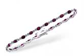 B220-08204: BRACELET 4.08 RUBY 4.55 TGW