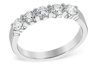 B222-80040: LDS DIA WED RG .75 TW (5 STONES)