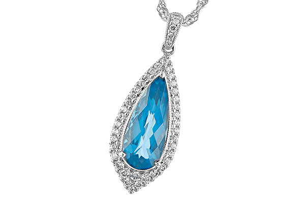 B225-48204: NECK 2.40 BLUE TOPAZ 2.65 TGW