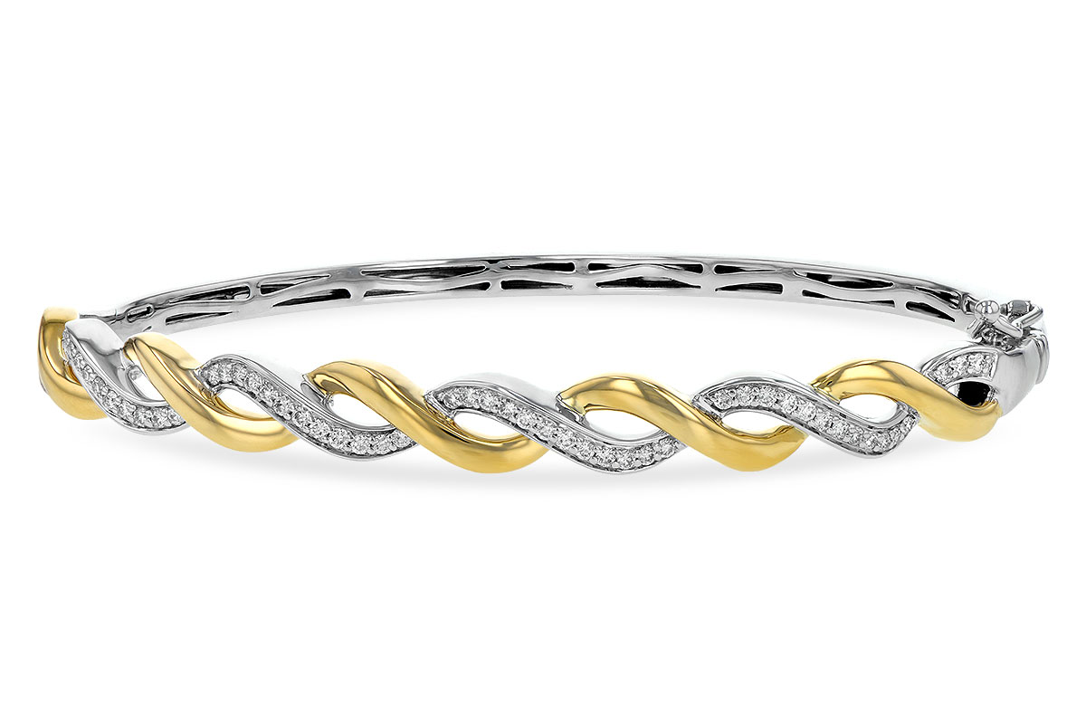 B225-50049: BANGLE BRACELET .42 TW