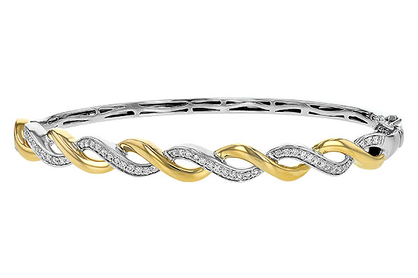 B225-50049: BANGLE BRACELET .42 TW