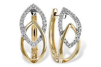B225-52804: EARRINGS .25 TW