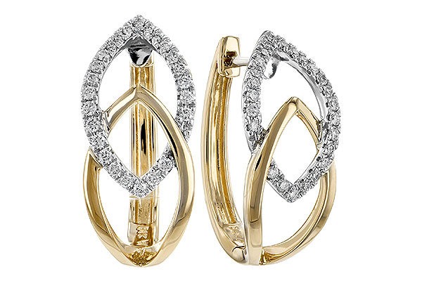 B225-52804: EARRINGS .25 TW