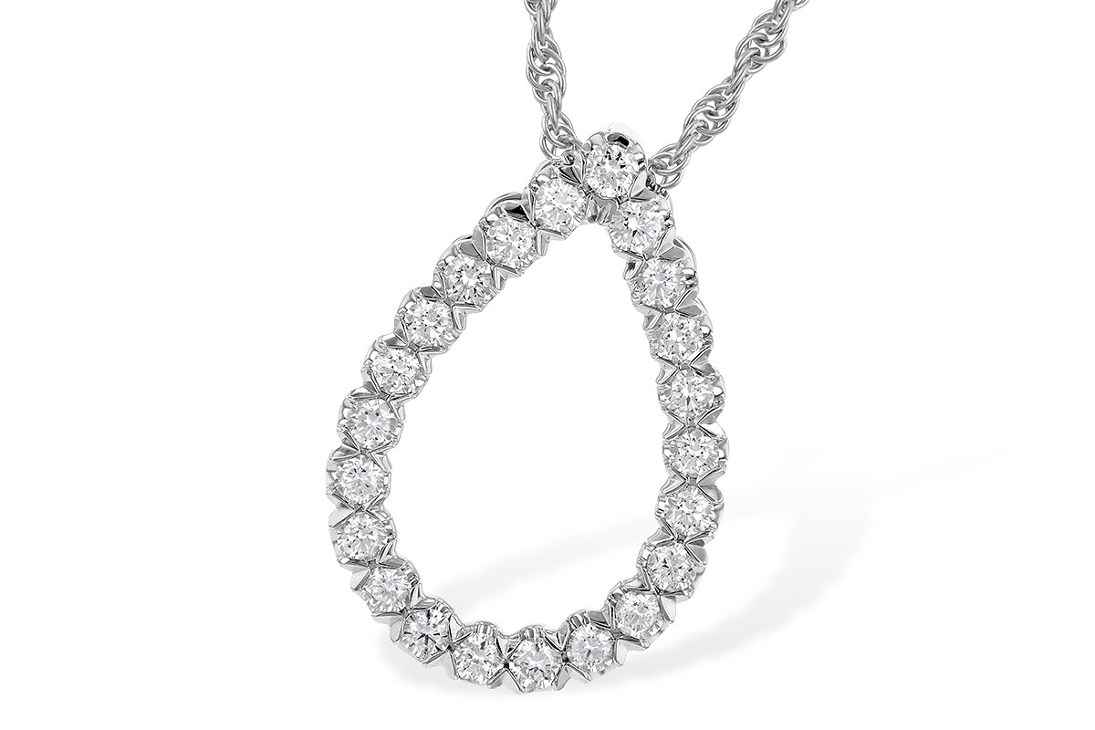 B226-41868: NECKLACE .50 TW