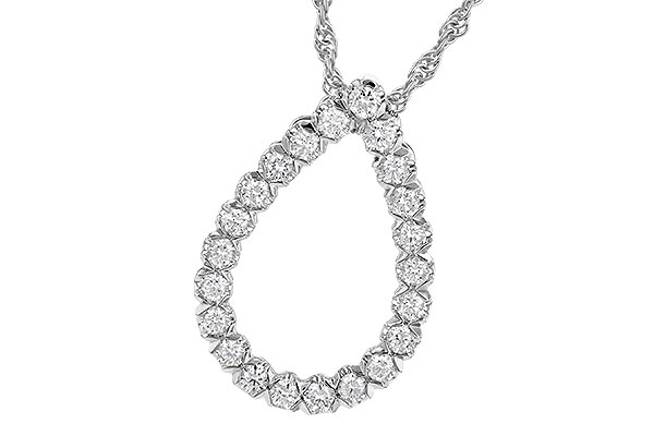B226-41868: NECKLACE .50 TW