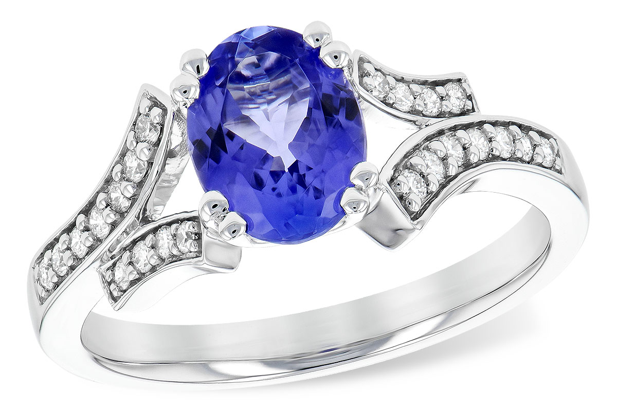 B226-42813: LDS RG 1.15 TANZANITE 1.30 TGW