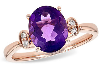 B226-44549: LDS RG 2.10 AMETHYST 2.16 TGW (10x8MM AMY)