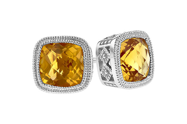 B309-09177: EARR 1.70 TW CITRINE