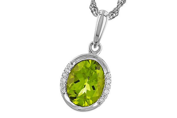 B310-03704: NECKLACE 1.72 TW PERIDOT 1.75 TGW (9x7 PER)