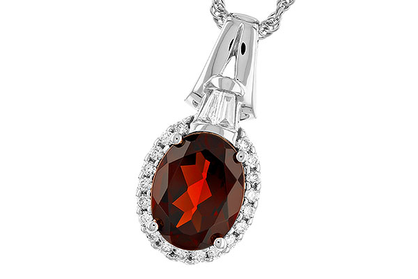 B310-06404: NECK 1.82 GARNET 2.02 TGW (9x7MM GAR)