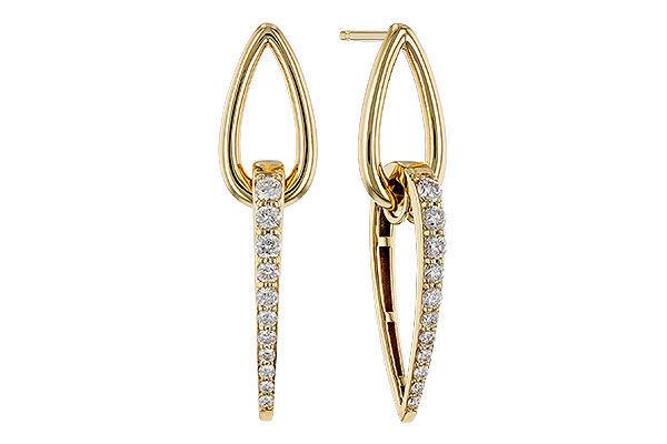 B310-91877: EARRINGS .75 TW