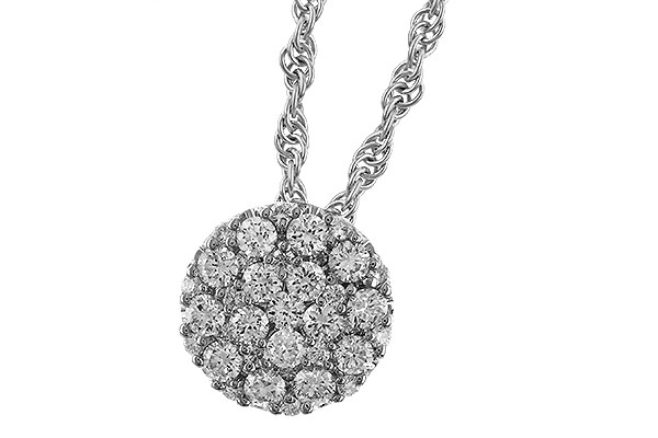 B310-93640: NECKLACE .25 TW