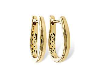 B310-96431: GOLD EARRINGS (15MM)