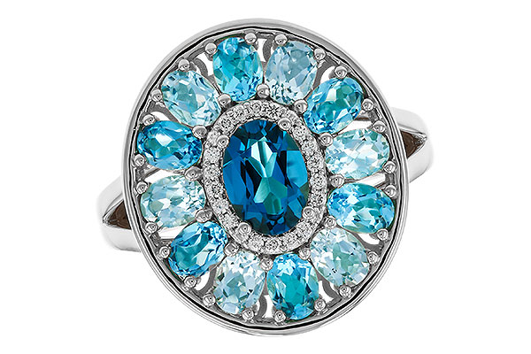 B310-97340: LDS RG 3.02 TW BLUE TOPAZ 3.10 TGW (7x5MM LBT CTR)